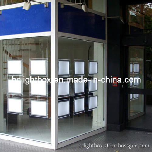 LED Display Frame Stroefront Display Cyrstal Lightbox LED Sign Window